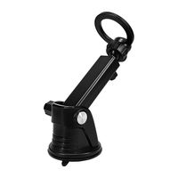 オウルテック 強力吸盤タイプ マグネット式 車載スマートフォンホルダー OWL-MGCH02-BK 1個