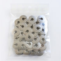 日本紐釦貿易 日本紐釦 メッキボビン 工業用 シルバー F2-78-30 1セット(30個入)