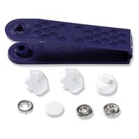 プリム(Prym) スナップボタン Jersey キャップ型 φ12mm 6組入 ホワイト 390171 PRM390171（直送品）