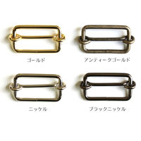 日本紐釦貿易 移動カン(リュックカン) 幅15mm アンティークゴールド S24-4 1セット(30個×3袋)