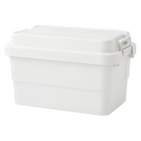 無印良品 再生ポリプロピレン入り 頑丈収納ボックス 大 約幅60×奥行39×高さ37cm 約50L 1セット（1個×4） 良品計画