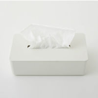 サラサドットコム b2cティッシュボックス ティッシュケース バイオプラスチック ホワイト tic0010wh 1個