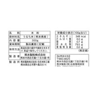 熊本製粉 熊本製粉の新・米粉 300g 1個