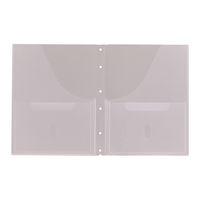 キングジム 取扱説明書ファイル No.2632用ポケット リフィル 6穴 4ポケット 2630 1箱（1パック（2枚入）×10）