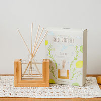 リードディフューザー 竹素材 クリアエアー 100mL 芳香期間：約2ヶ月 MRU-123-CL 1個 メルシーユー