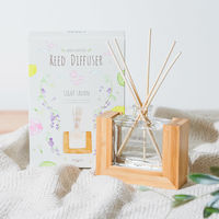 リードディフューザー 竹素材 ライトサボン 100mL 芳香期間：約2ヶ月 MRU-123-TS 1個 メルシーユー