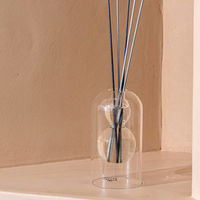 リードディフューザー クリアガラス クリアエアー 芳香期間：約1.5～2ヶ月 MRU-120-CL 1個 メルシーユー