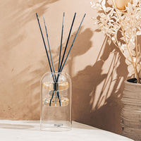 リードディフューザー クリアガラス ラグジュリアスデュー 芳香期間：約1.5～2ヶ月 MRU-120-LD 1個 メルシーユー