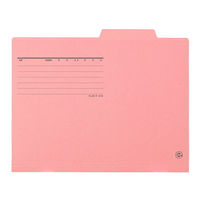 プラス　個別フォルダー　A4　ピンク　1袋（10枚入）　FL-061IF　87098（わけあり品）