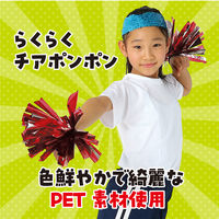 アーテック らくらくチアポンポン レッドシルバー 14605 1対