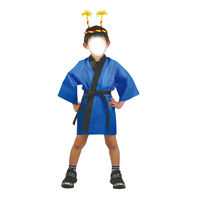 アーテック カラー不織布ハッピ 子供用 Jサイズ 青 1289 1個