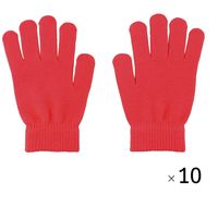 アーテック カラーのびのび手袋 大 赤 18683 1パック（10双組）