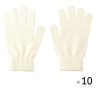 アーテック カラーのびのび手袋 大 白 18684 1パック（10双組）