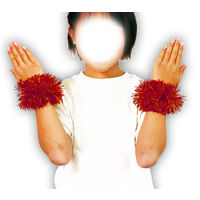 アーテック キラキラリストバンド 赤 2957 1セット（1パック（2個組）×4）