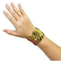 アーテック メタリックリストバンド ゴールド 4206 1セット(1個×4)