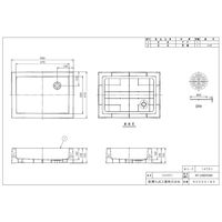 前澤化成工業 スクエアパンシリーズ SP-USQ500 ホワイト 2324016 1台（直送品）