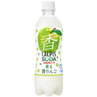 アサヒ飲料 カルピスソーダ 香る青りんご 500ml 1箱（24本入）
