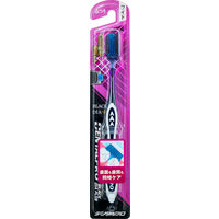 DENTALPRO（デンタルプロ）歯ブラシ ブラックダイヤプラス 歯間ケア ワイド ハブラシ ふつう 1セット（1本×10）