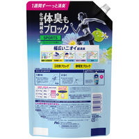 【旧品】レノア 超消臭1week スポーツデオX フレッシュシトラス 詰め替え 超特大 1520ml 1個 柔軟剤 P＆G