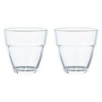 HARIO (ハリオ) 耐熱 スタック グラス 2個セット HSG-1624 1セット(6個:2個入×3)