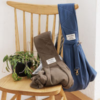 ソルグラ ミニ裏毛 スリングバッグ カーキ 1個 犬用 ペット用 アルクロース