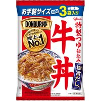 グリコ　DONBURI亭3食パック牛丼　120g　1セット（1個（3食入）×2）