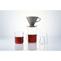 HARIO ビーカーサーバー&ドリッパーセット BVD-3012-GR 1個（直送品）
