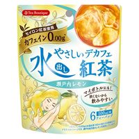 ティーブティック やさしいデカフェ 水出し紅茶 ティーバッグ 瀬戸内レモン　 1セット（1袋（6バッグ入）×3袋）