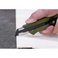 VERANCE カッターナイフ ネジロック式 チョコレート 11582129 1個