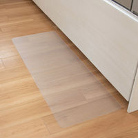 オカ 透明マット キッチンマット 45×120cm クリア 拭ける 58772 1枚