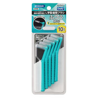 【歯科医推奨】 デイリー 歯間ブラシ L字型 キャップ付 M（4）ふつう 10本入 1セット（1個×10）エビス
