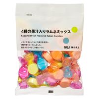 無印良品 4種の果汁入りラムネミックス 68g 1セット（1袋×12） 良品計画