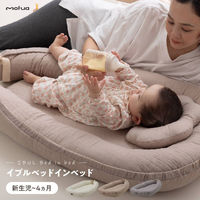 AQUA モフア イブル ベッドインベット CLOUD柄 560×940mm アイボリー 36540008 1枚（直送品）