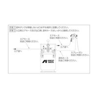 アネスト岩田 塗料加圧タンク 汎用 (手動攪拌式)60L PT-60D 1台 61-2934-73（直送品）