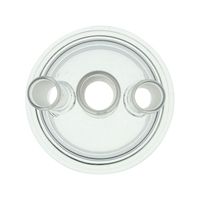 柴田科学 共通摺合セパラブルカバー バンド式 85mm 3口 64-3879-85 1個（直送品）