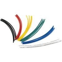 共立電子産業 収縮チューブセット φ2mm×6色 24本入 65-9135-80 1箱(24本)（直送品）