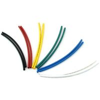 共立電子産業 収縮チューブセット φ4mm×6色 12本入 65-9135-82 1箱(12本)（直送品）