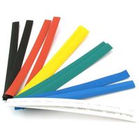 共立電子産業 収縮チューブセット φ7mm×6色 12本入 65-9135-84 1箱(12本)（直送品）