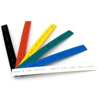 共立電子産業 収縮チューブセット φ9mm×6色 6本入 65-9135-85 1箱(6本)（直送品）