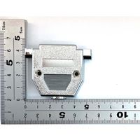 共立電子産業 Dーsubカバー インチネジ 25pin 銀 5個入 65-8879-46 1パック(5個)（直送品）