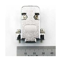 共立電子産業 Dーsubカバー ミリネジ 9pin 銀 5個入 65-8879-48 1パック(5個)（直送品）