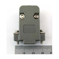 共立電子産業 Dーsubカバー インチネジ 9pin 灰 5個入 65-8879-49 1パック(5個)（直送品）