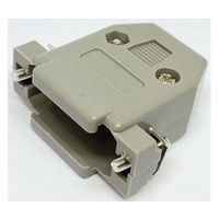 共立電子産業 Dーsubカバー ミリネジ 15pin 灰 5個入 65-8879-52 1パック(5個)（直送品）
