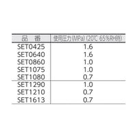 日本ピスコ フッ素樹脂(FEP)チューブ クリア 8×6mm 20M SET0860-20-C 1巻 61-1953-37（直送品）