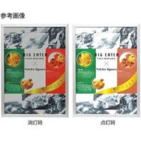 アズワン 【屋内用】アルミスナップLEDパネル ブラックB1 65-8304-76 1セット（直送品）