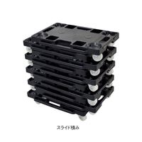 アズワン 樹脂連結ドーリー 静音タイプ 65-8119-55 1セット（直送品）