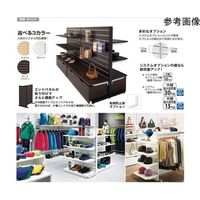 アズワン リスタプラス 壁面タイプ W120×H210cm 連結 エクリュ色 65-8768-87 1台（直送品）