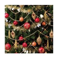 アズワン コンチネンタルクリスマスツリーセット レッド H300×W160cm 65-8114-80 1セット（直送品）