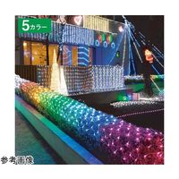 アズワン 【320球】LEDロングネットライト 屋外使用可 W570×H50cm ゴールド/ホワイト 65-8115-05 1セット（直送品）
