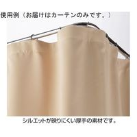 アズワン 折りたたみ式フィッティングルーム キャスター付き用カーテン(ベージュ)2枚組 65-8273-93 1セット（直送品）